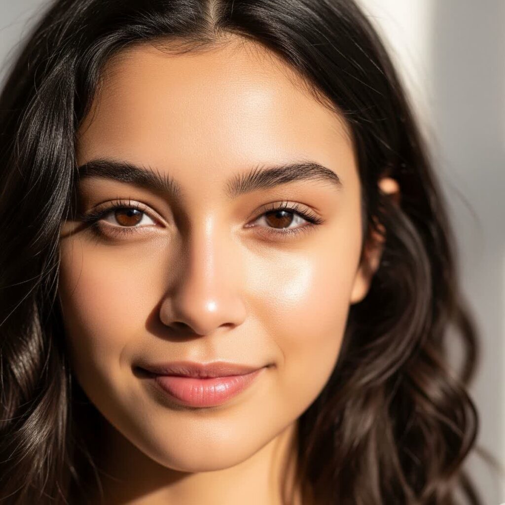 راز زیبایی صورت بدون آرایش با ۱۰ ترفند ساده