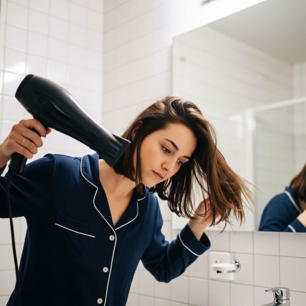 بایدها و نبایدهای سشوار کشیدن مو